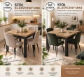 Stół Klasyczny Mini 80x80 i 100x100 cm – aranżacja kuchni i salonu