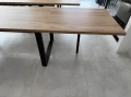 Stół Loft U XXL z jedną dostawką 100 cm – AP MEBLE HOME