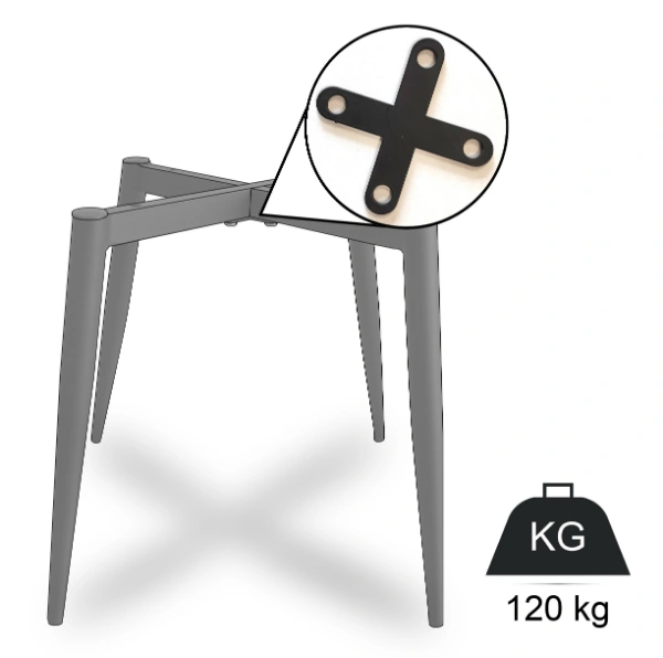 stelaż krzesła luca